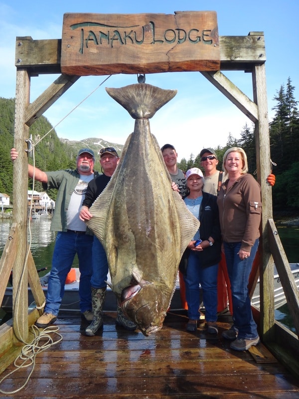 BIGGEST HALIBUT OF THE SEASON SO FAR. LYNN REED 263 POUNDS. The fish ...